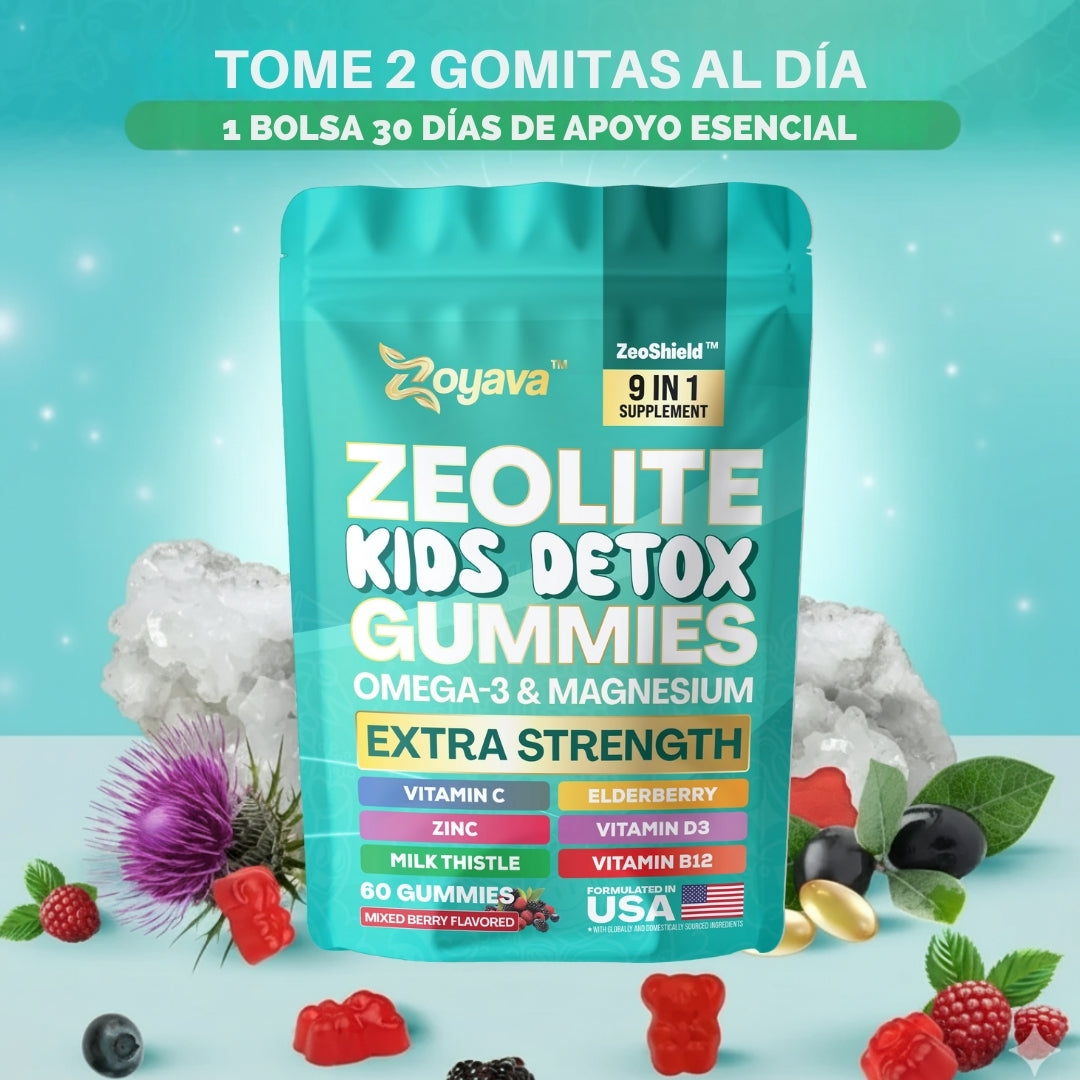 Zeolite Novali | Las Gomitas Detox para Niños #1 en Argentina