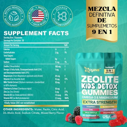 Zeolite Novali | Las Gomitas Detox para Niños #1 en Argentina