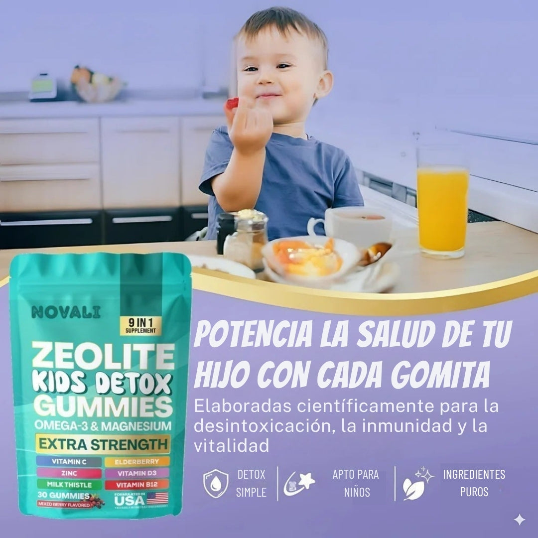 Zeolite Novali | Las Gomitas Detox para Niños #1 en Argentina