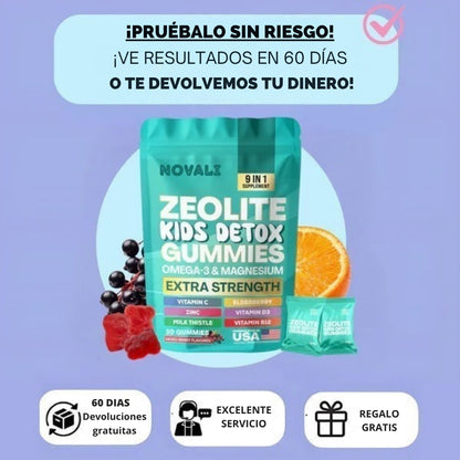 Zeolite Novali | Las Gomitas Detox para Niños #1 en Argentina